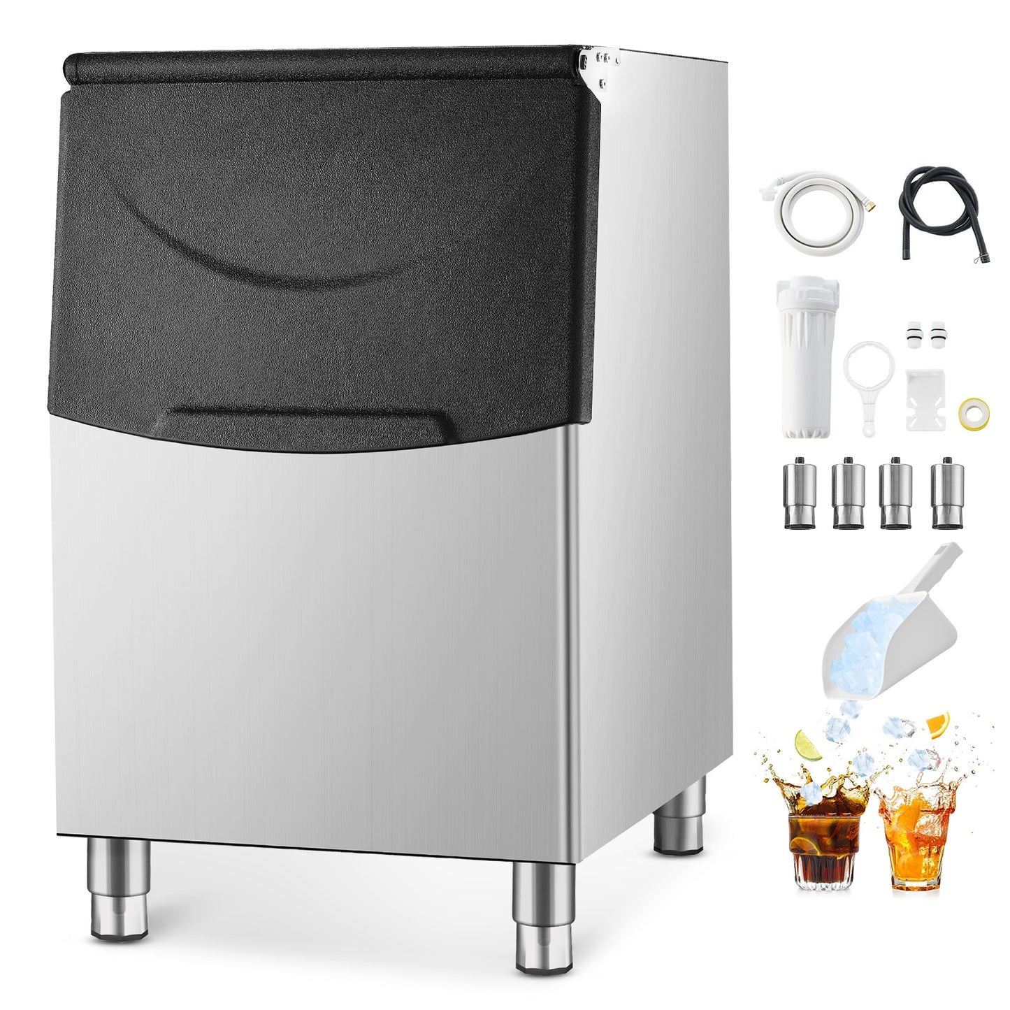 VEVOR Freestanding Ice Maker Water Tank