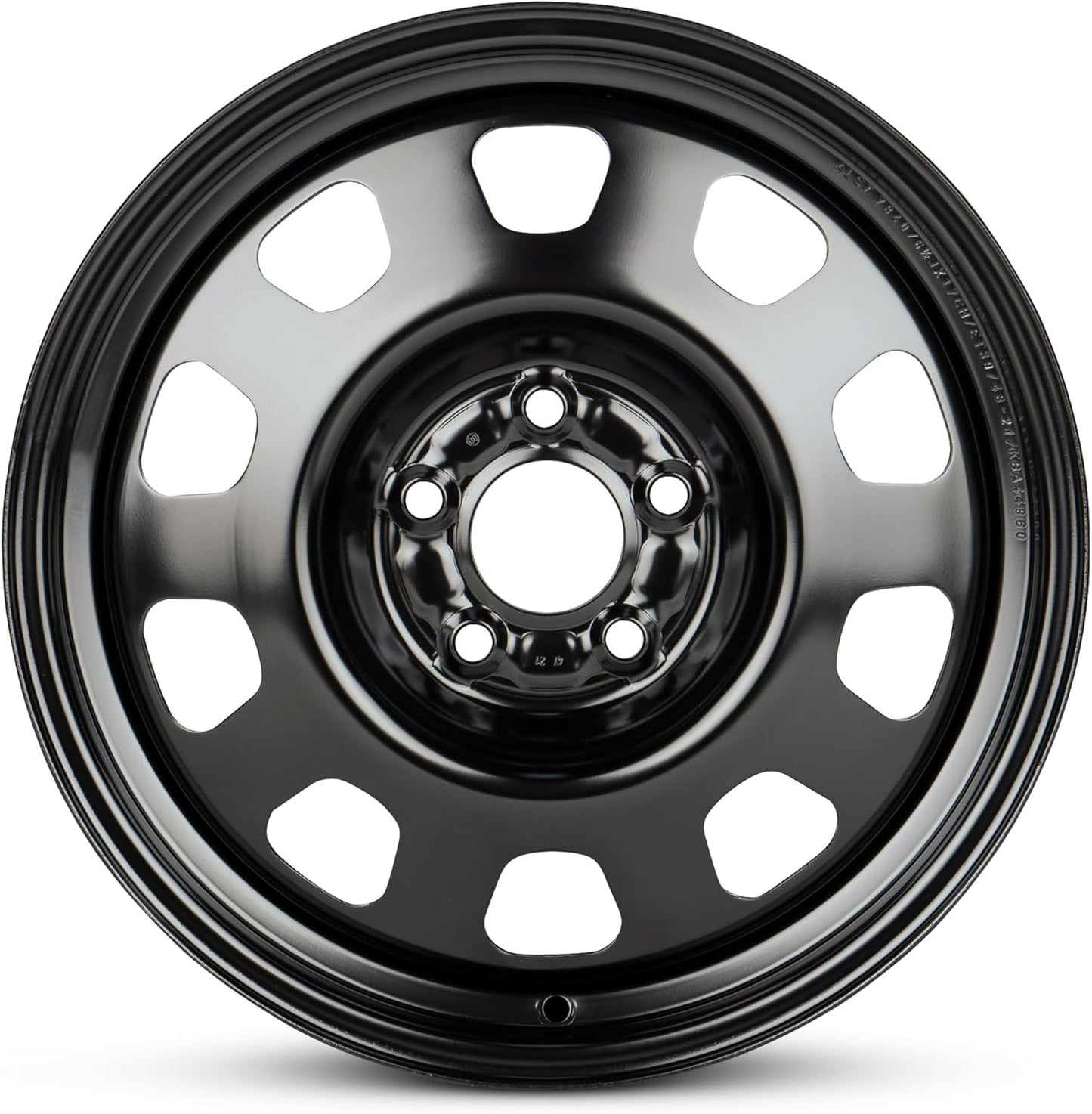 For 14-19 Kia Soul 17 Inch Black Steel Rim - OE Direct Replacement - Road Ready Car Wheel