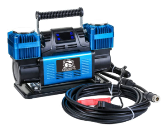 Bulldog Winch 0.25-Gallon Portable Electric 150 PSI Horizontal Air Compressor with Accessories Included