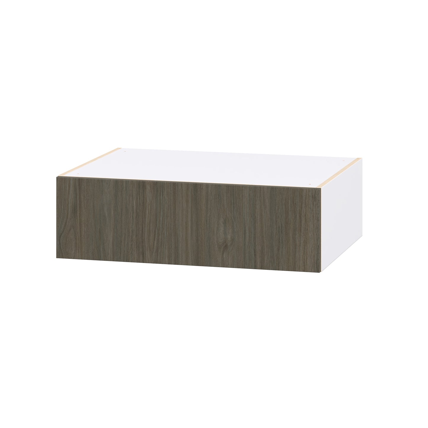 Hugo&Borg Savane 33-in W x 10-in H x 24-in D Burnt Walnut Wall Fully assembled Cabinet Flat Panel