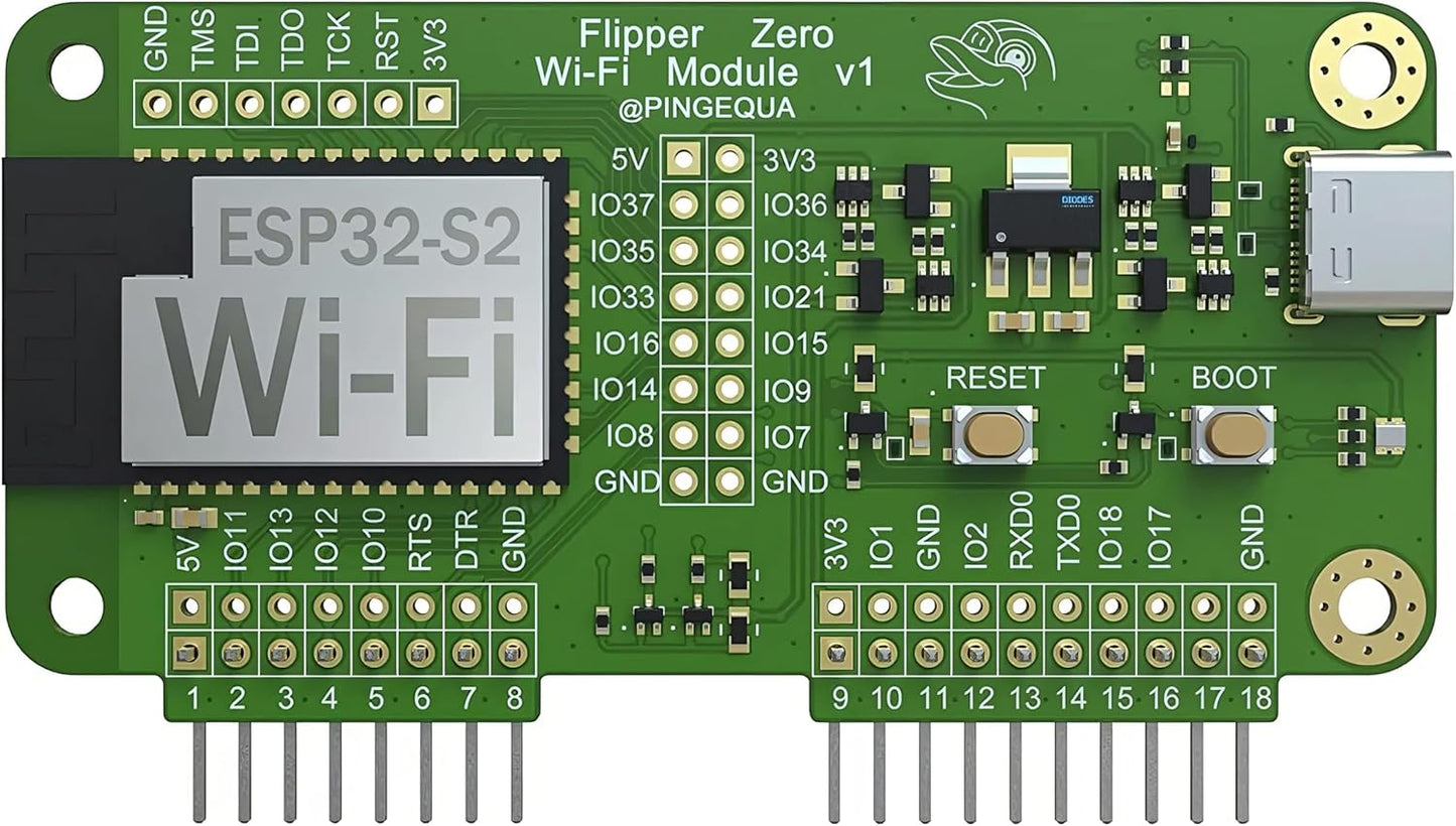 WiFi Devboard for Flipper Zero, WiFi Board Special Made for Flipper Zero, Black Magic Firmware, Flipper Zero Accessories and Modules