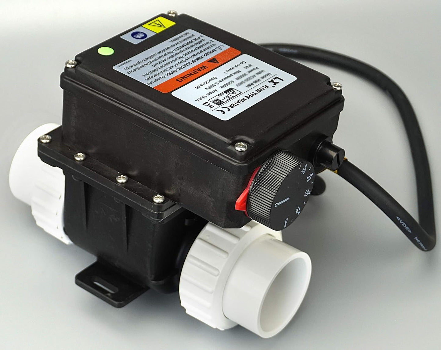 UCEDER Hot Tub LX H20-Rs1 Thermostat 110V 2kw with Adjustable Temperature Thermostat for Some hot tubs,Underground Small Pool &Bathtub(Suggest Connect 20A Adapter or Breaker