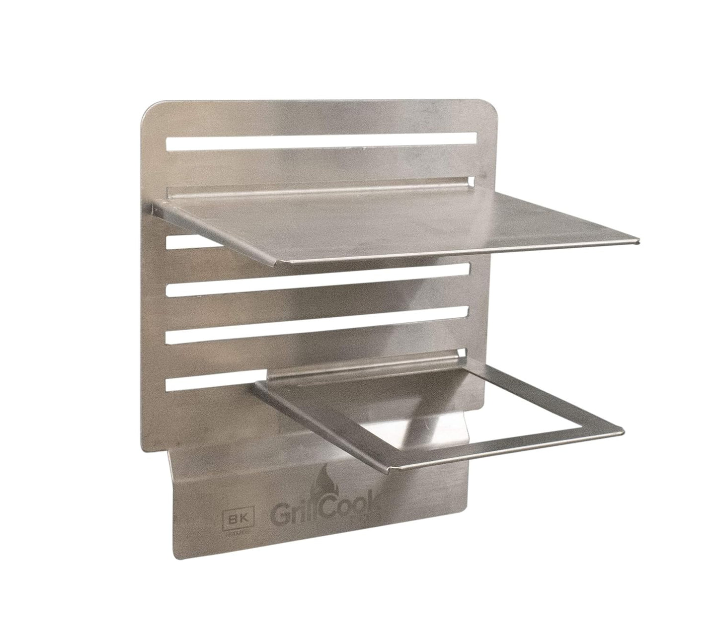 BK Resources GCP-2S-6P GrillCook Pro Medium Upright Shelf Stand with 12" Shelf and 1/6th Pan Holder, Stainless Steel