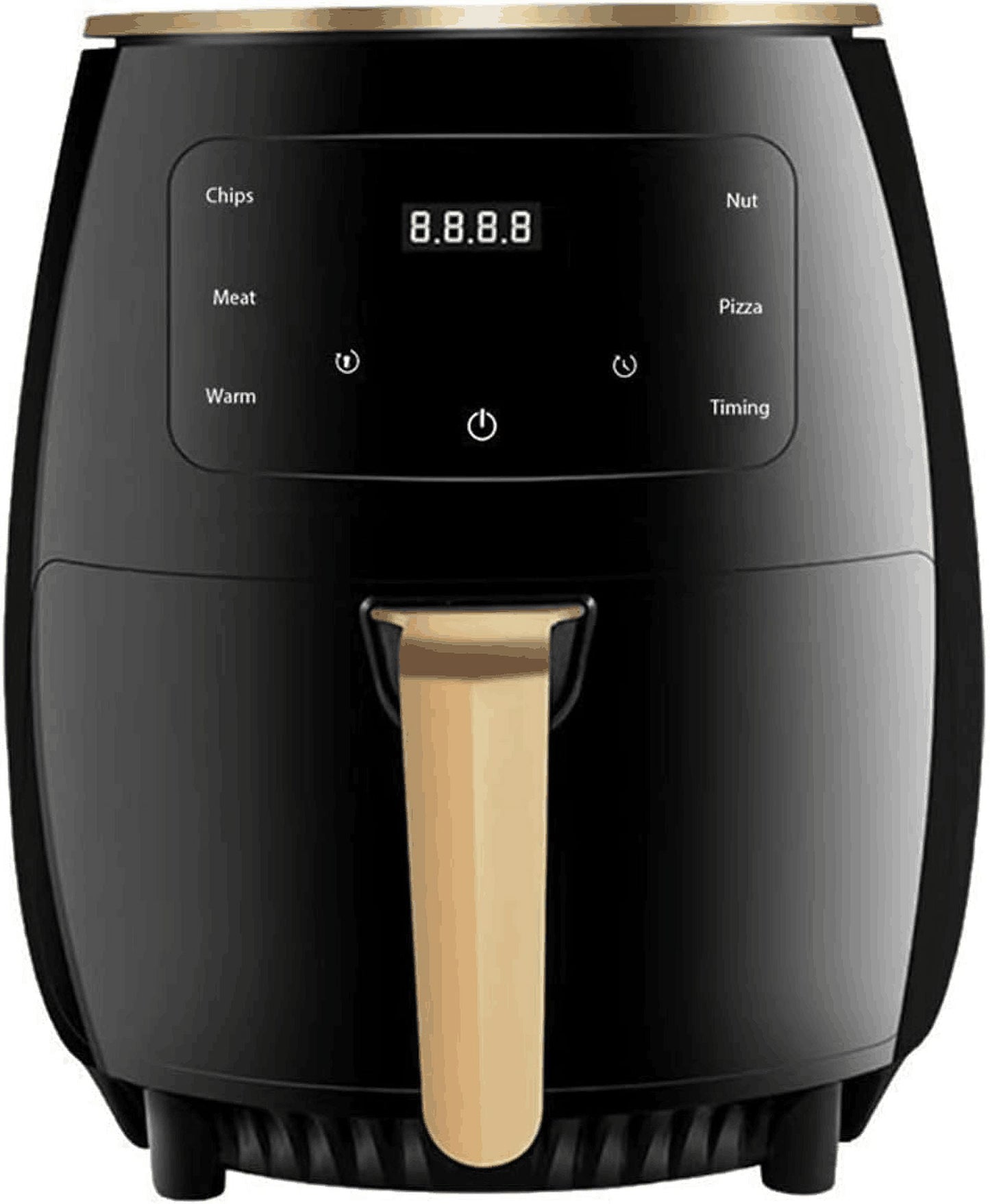 Air Fryer, 4.5 Liters Electric Hot Air Fryers for Roasting, Baking And Grilling, 8-in-1 Digital Touch Screen, Nonstick Frying Pot Oil-less Cooker