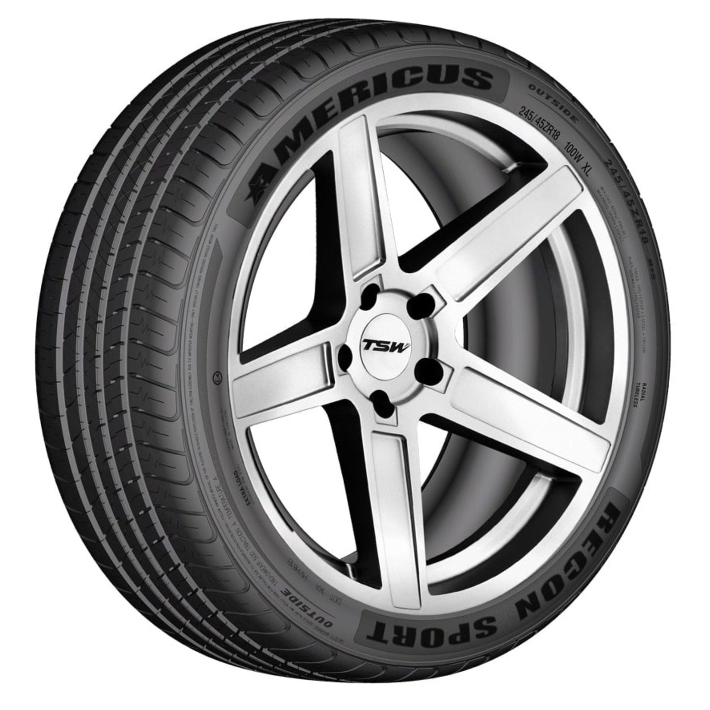 Americus Recon Sport UHP 245/35ZR20 95W XL Passenger Tire