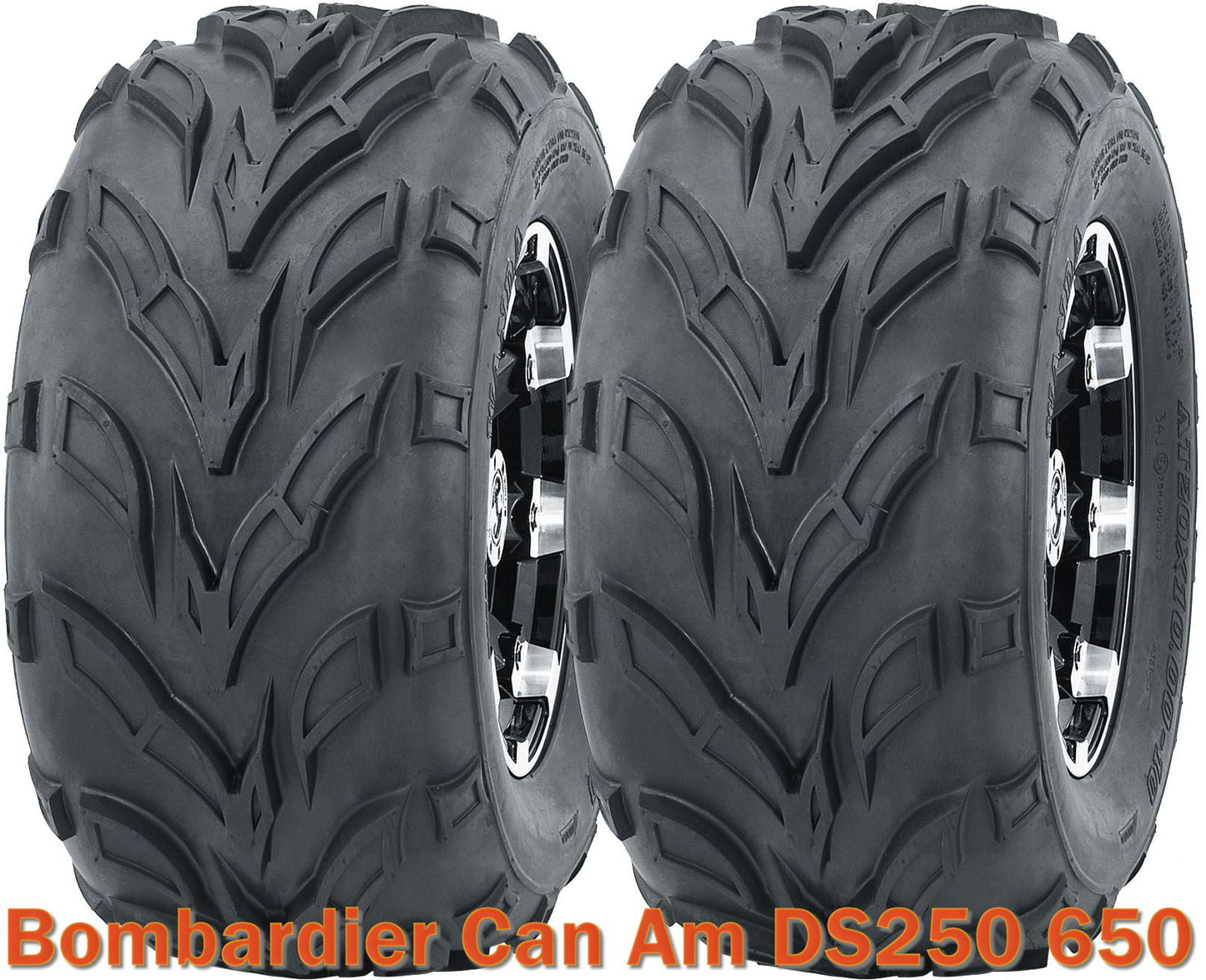 Bombardier Can Am DS250 650 ATV front tires set 22x7-10 22x7x10