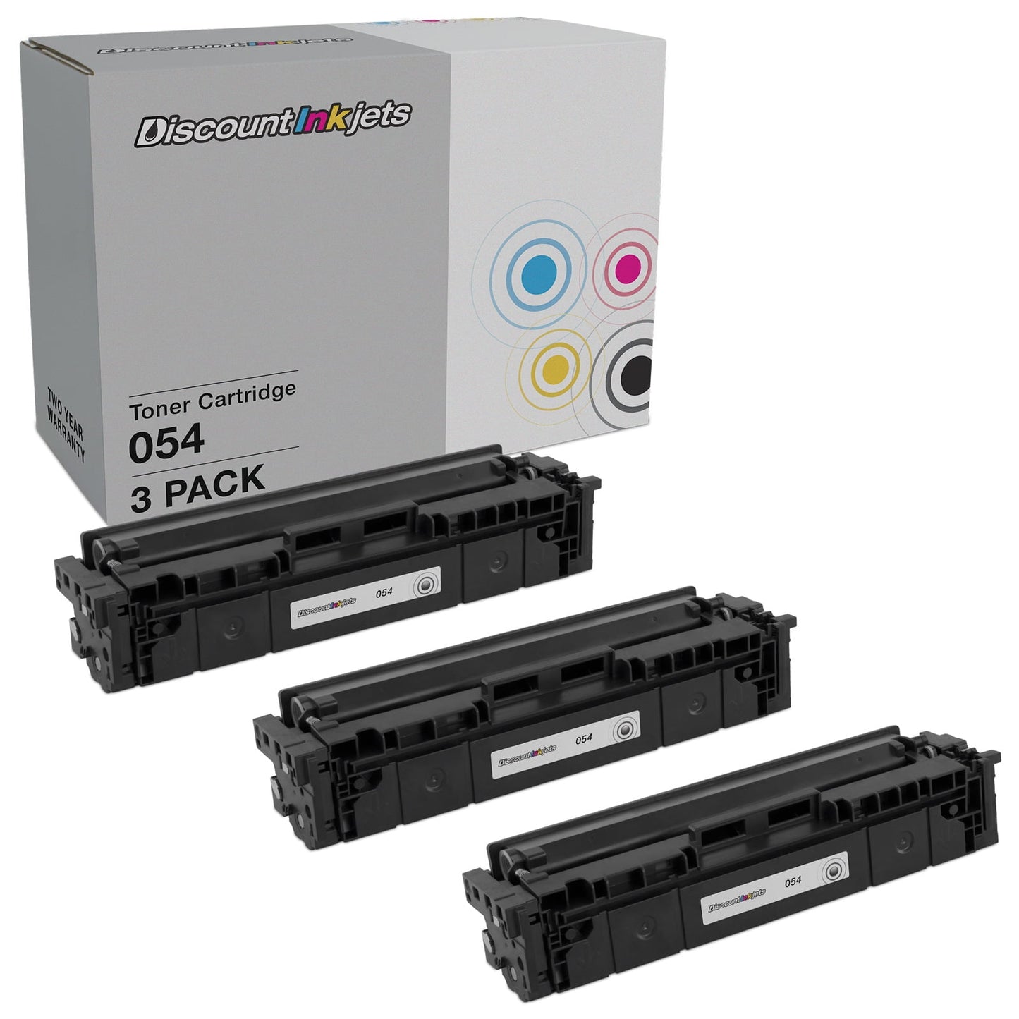DI Toner Cartridge Replacements for Canon 054 (Black, 3-Pack) Compatible with imageCLASS LBP-622Cdw, MF641Cw, MF642Cdw, MF644Cdw