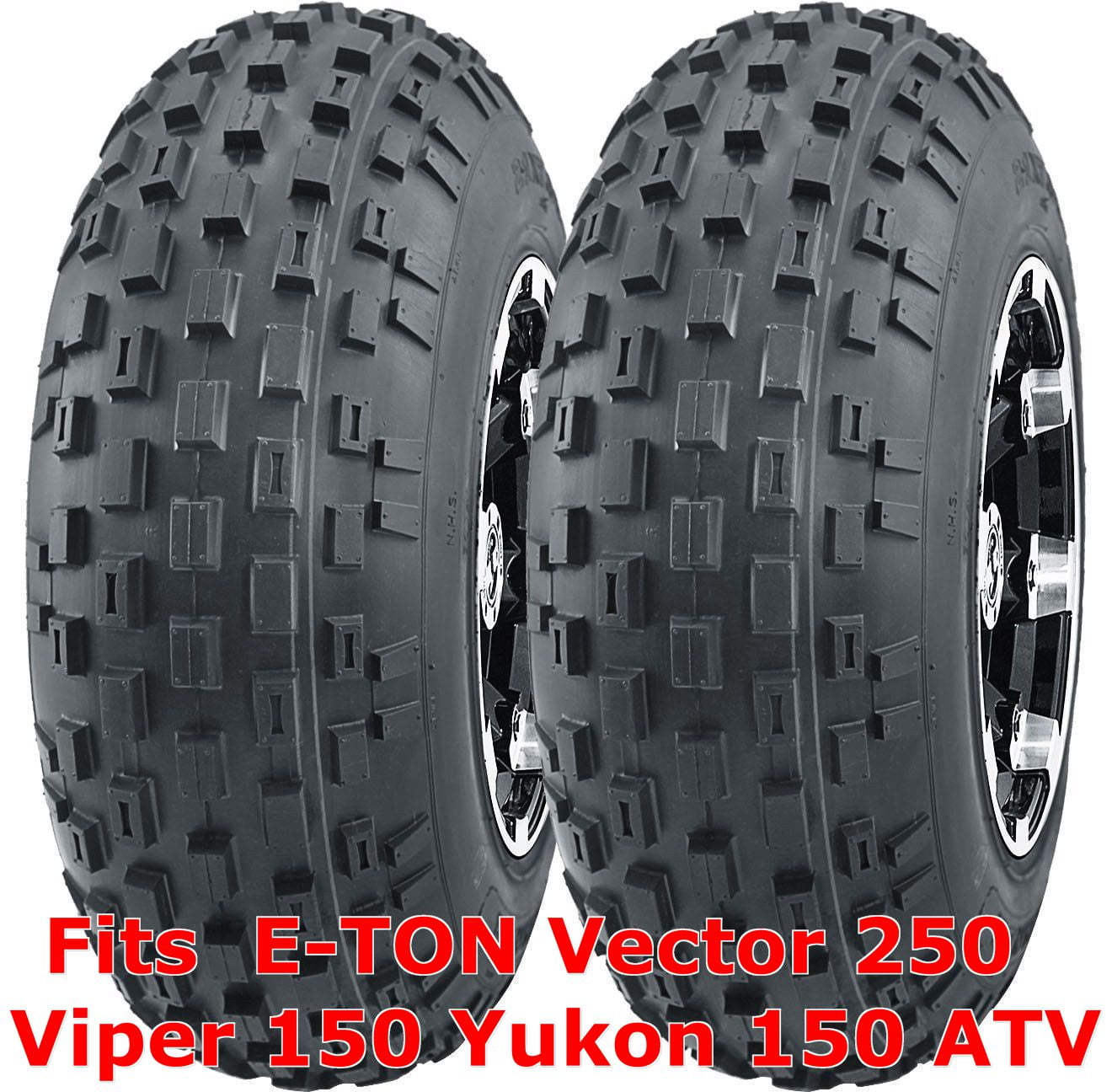 E-TON Vector 250 Viper 150 Yukon 150 ATV 2 front 21x7-10 21x7x10 Knobby tires