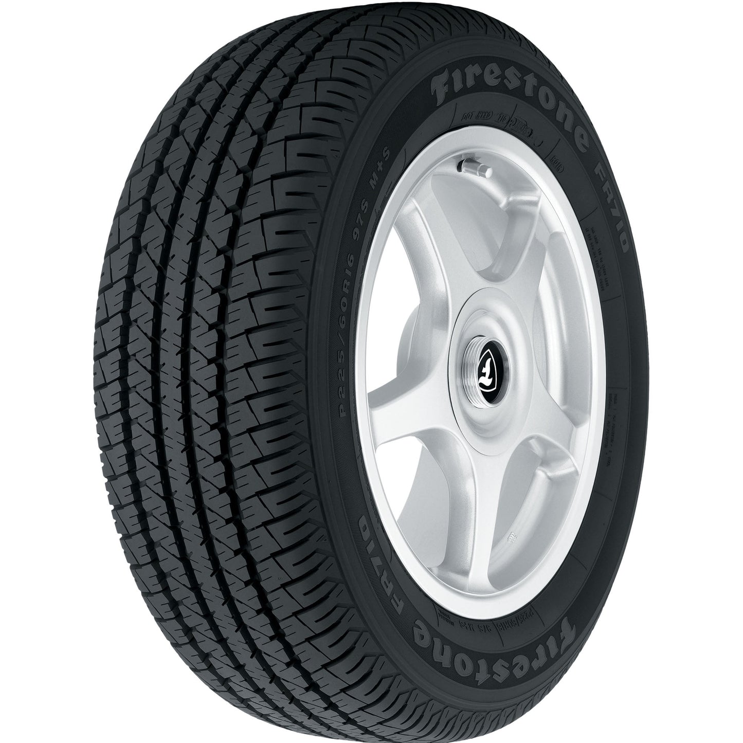 Firestone FR710 All Season P225/60R18 99T Passenger Tire Fits: 2015-16 Honda CR-V Touring, 2005-08 Chrysler 300 C