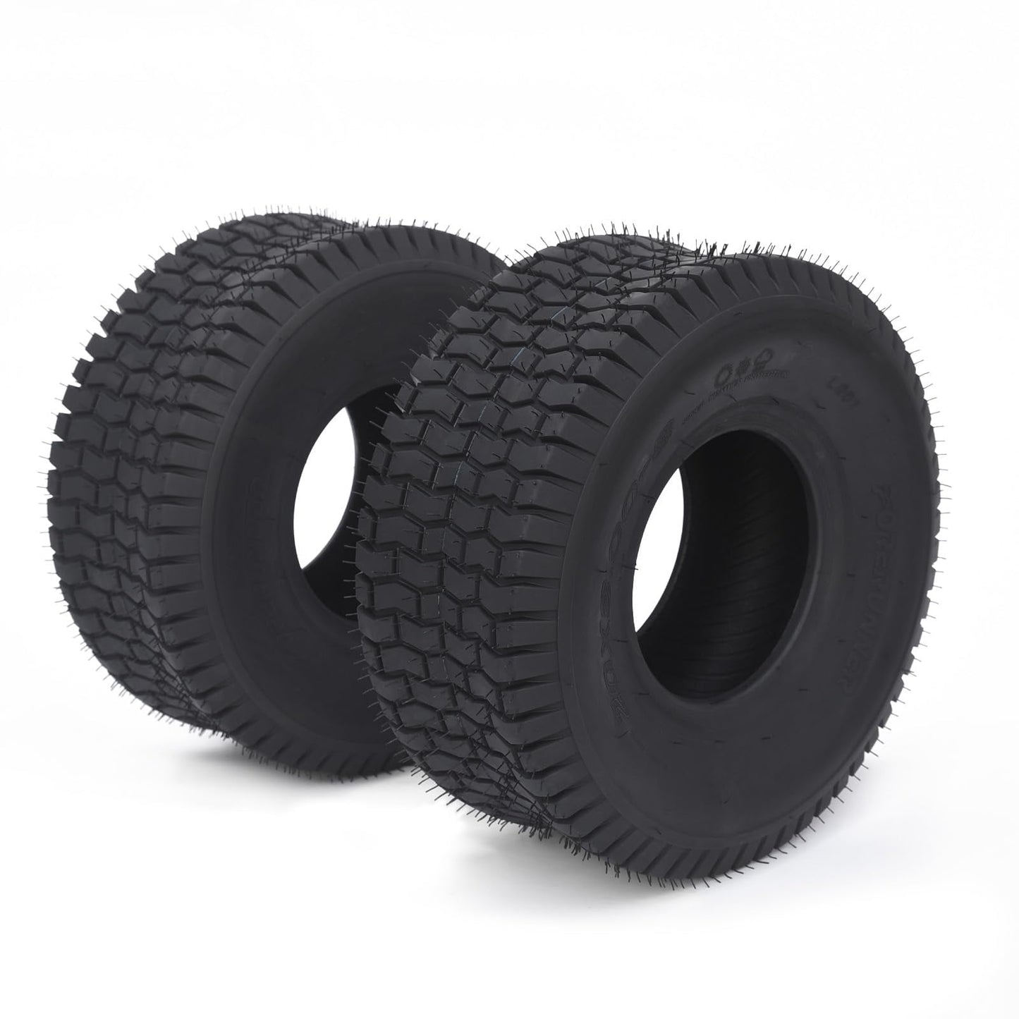 Garvee Lawn Mower Tires, 2Pcs 20x8.00-8 4PR Turf Tires & Garden Tire for Tractor Riding Mower, Tubeless