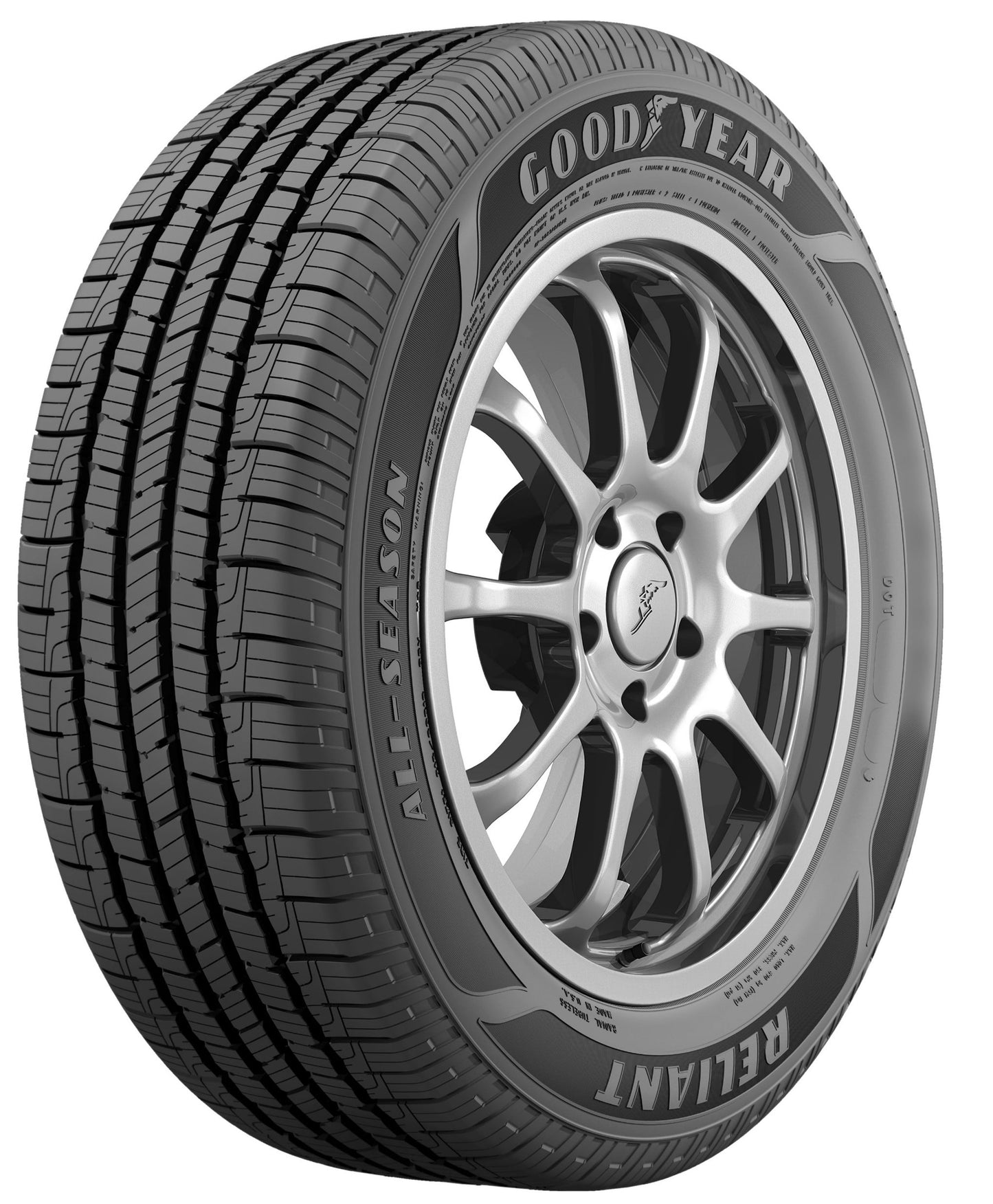 Goodyear Reliant All-Season 235/55R17 99H All-Season Tire Fits: 2014-17 Ford Escape SE, 2018-19 Ford Escape SEL