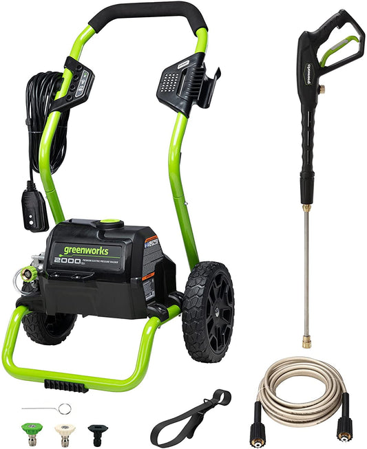 Greenworks 2000 PS at I 1.1 GPM Cold Water Electric Pressure Washer 5111802