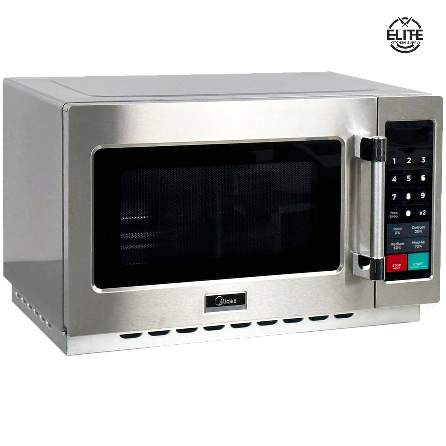 Heavy Duty 1.2 Cu. ft. 1000W Commercial Microwave Oven, Stainless Steel, NSF Certified