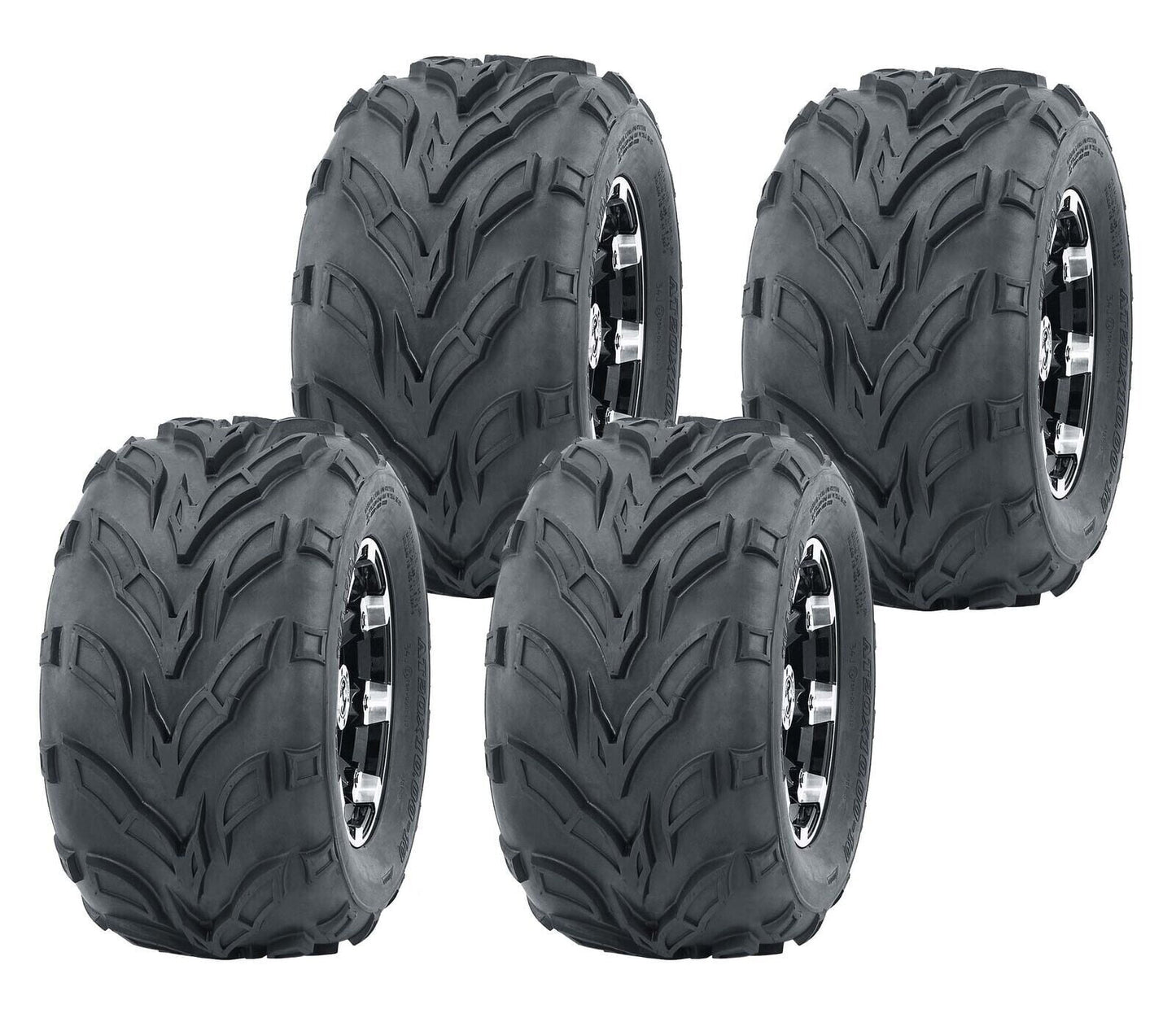 Scuff Guard Set of 4 145/70-6 ATV Go-Kart Mini Bike Tires 145x70x6 145x70-6 Warranty