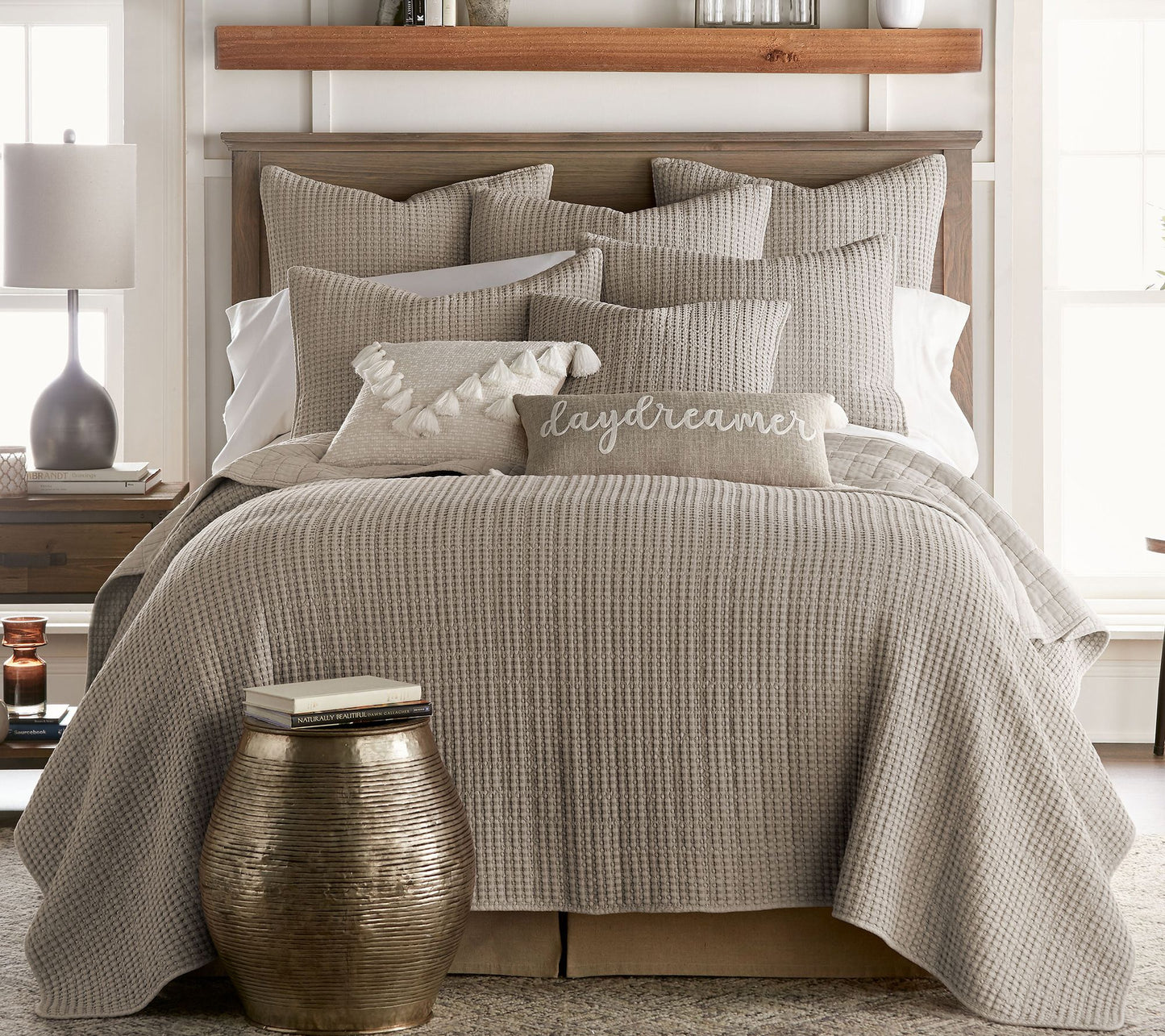 Mills Waffle King Quilt Set by Levtex Home
