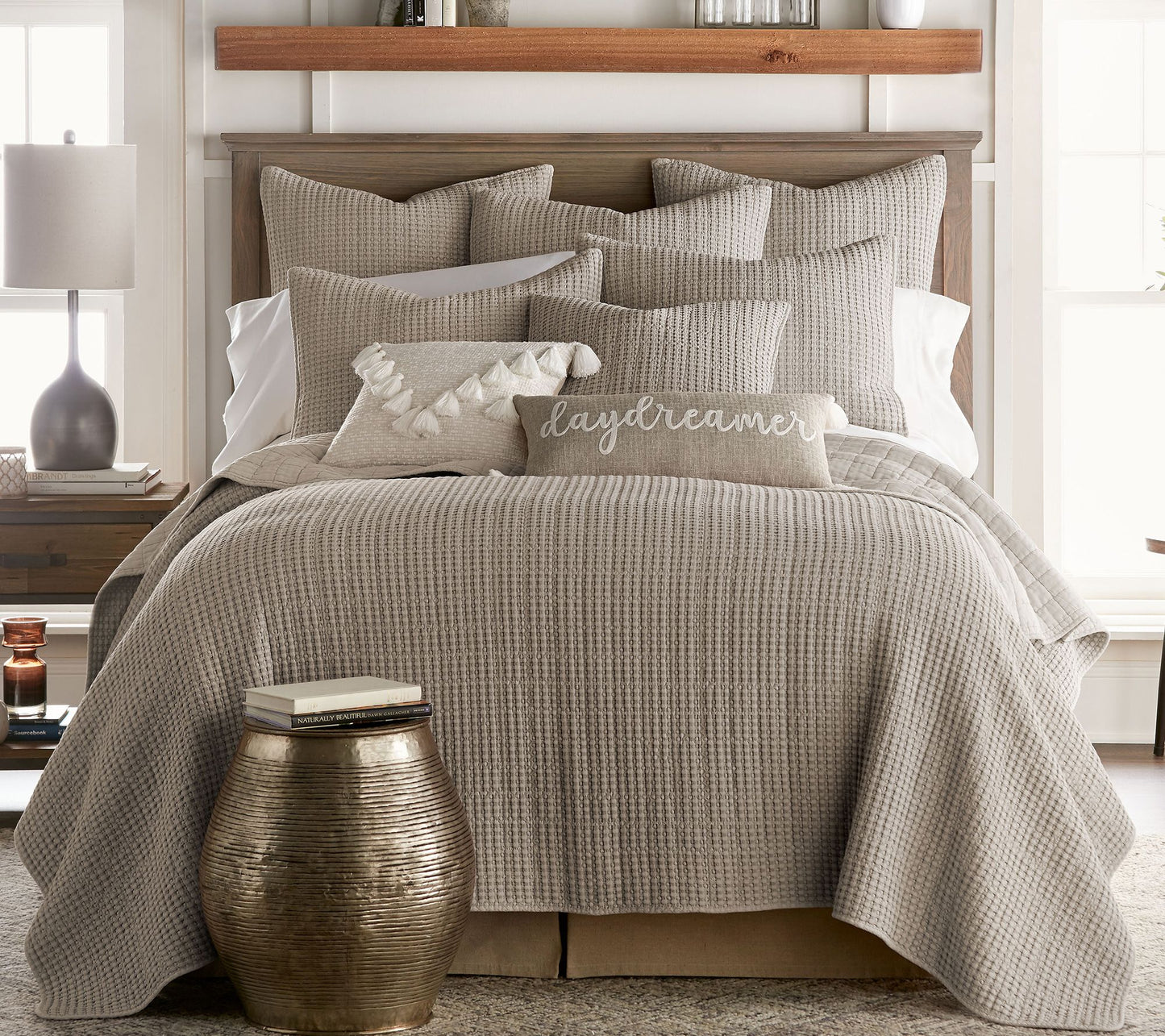 Mills Waffle Full/Queen Quilt Set by Levtex Home