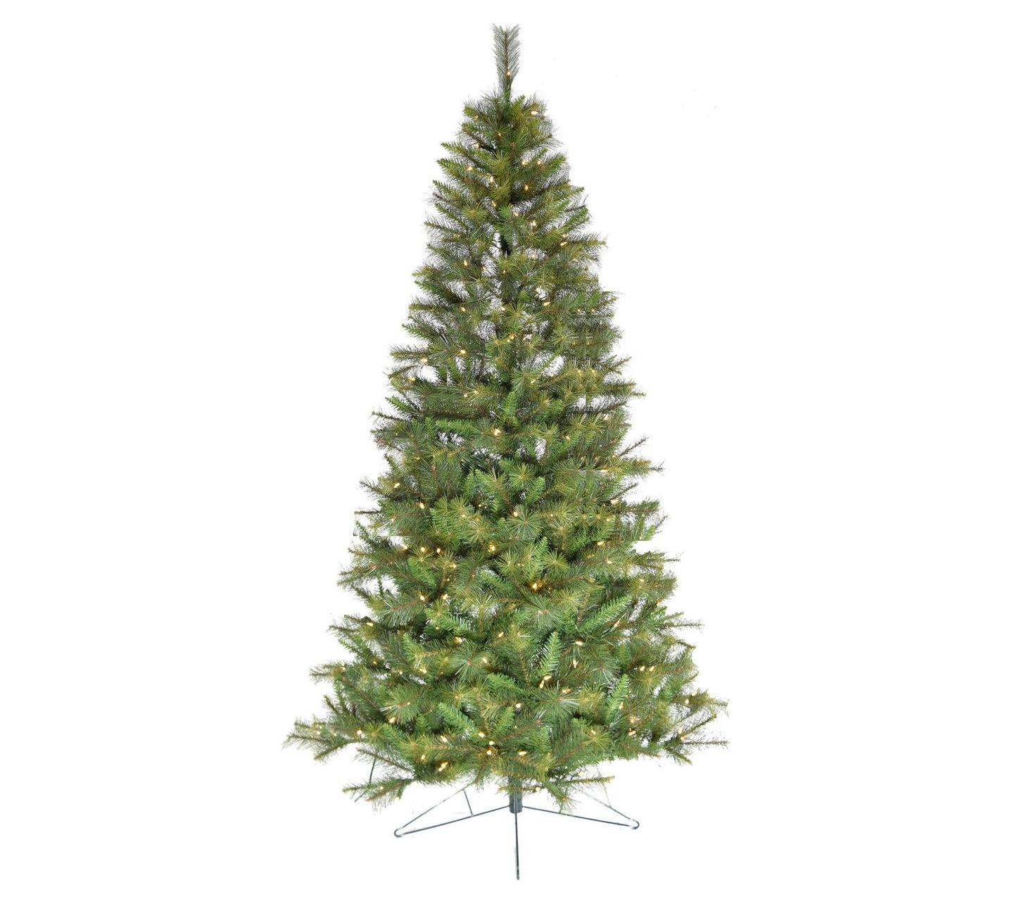 Fraser Hill Farm 6.5-ft. Half Tree with Warm White LED Lighti