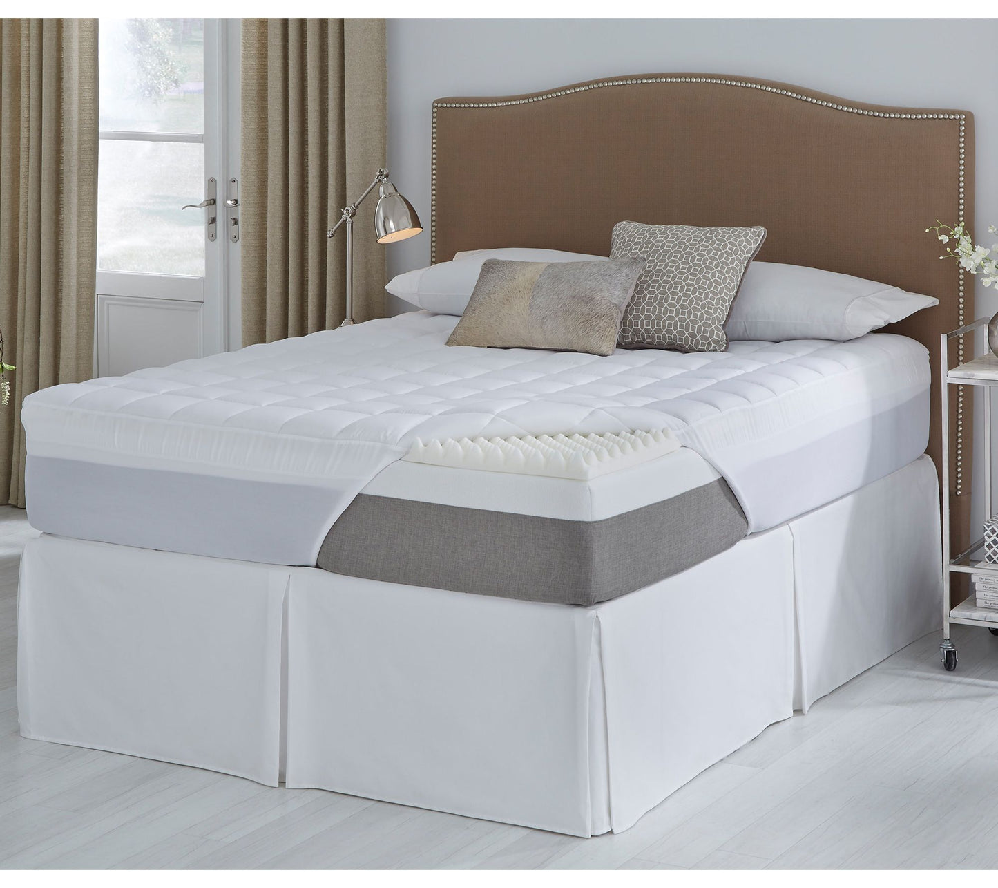 ComforPedic from BeautyRest King 3.5" Memory Foam Top/Cover