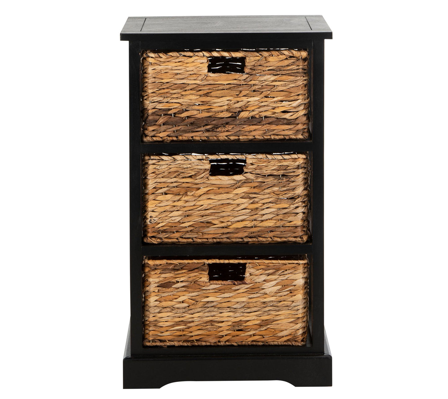 Safavieh Halle Three-Wicker Basket Storage SideTable