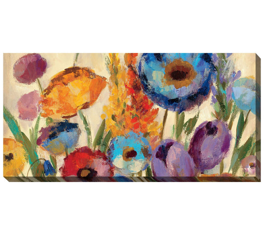 West of the Wind Razzle Dazzle Outdoor CanvasArt 48x24