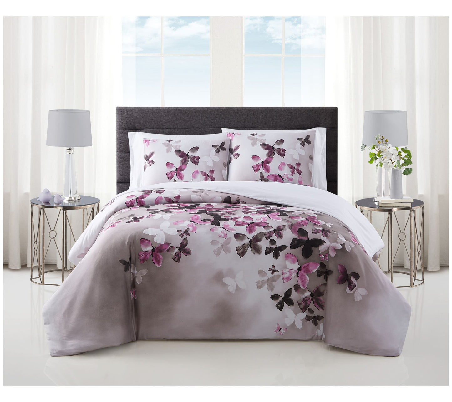 Vince Camuto Lissara 3-Piece Full/Queen Comforter Set