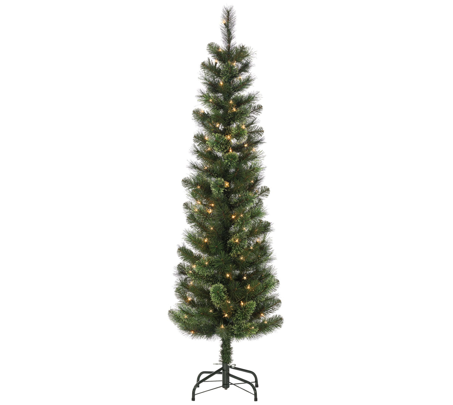 6.5' Cashmere Needle Pencil Tree w/Lights by Gerson Co.