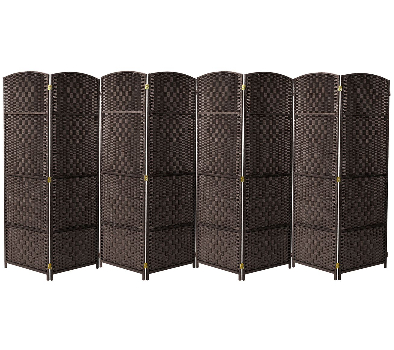 Sorbus Extra Wide - Diamond Weave Room Divider8 Panels