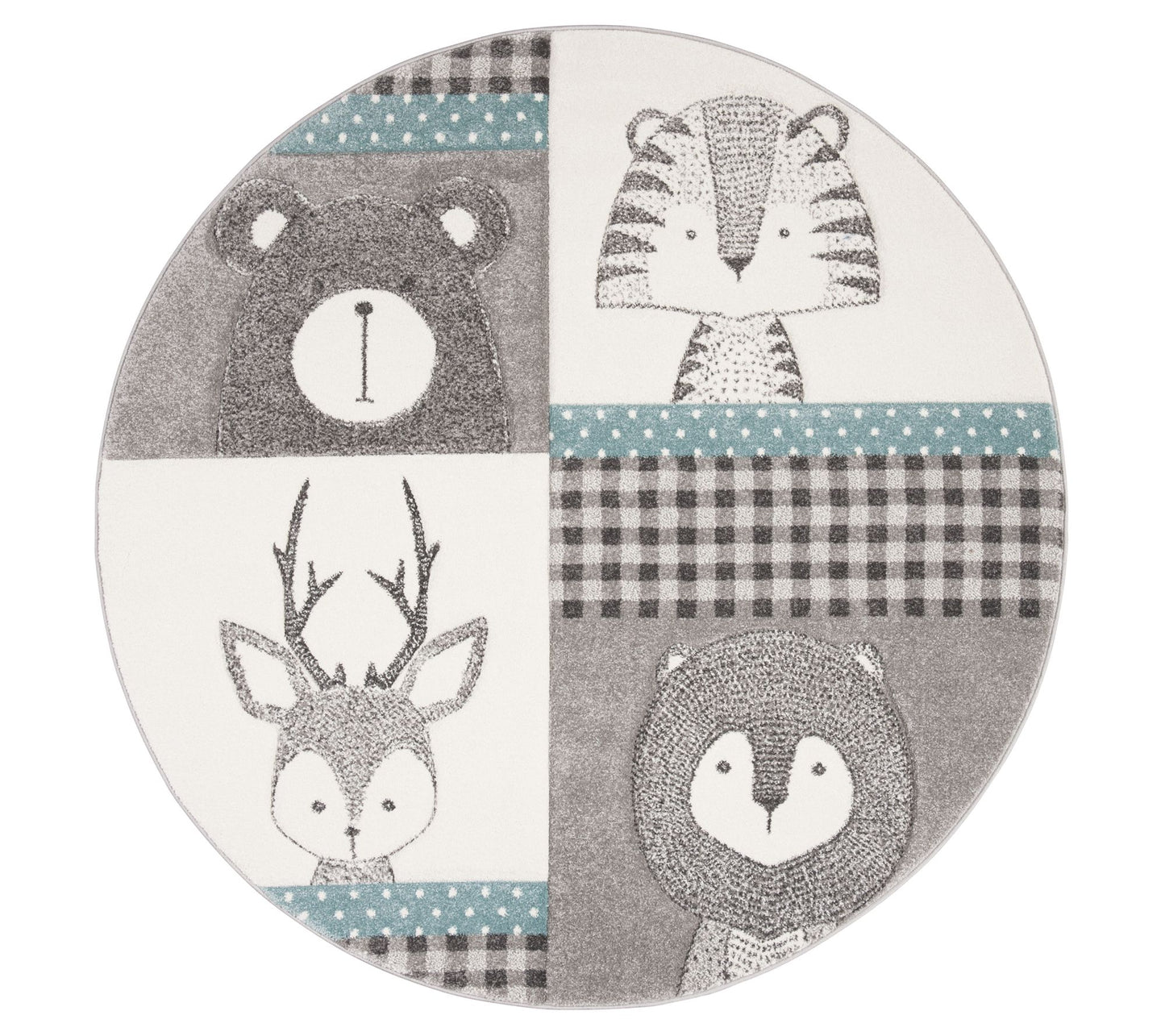 Carousel Kids 188 Collection 5'3"Diam Round Rug