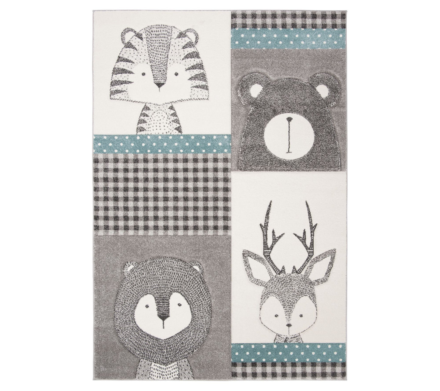 Carousel Kids 188 Collection 6'7" x 9' Rug