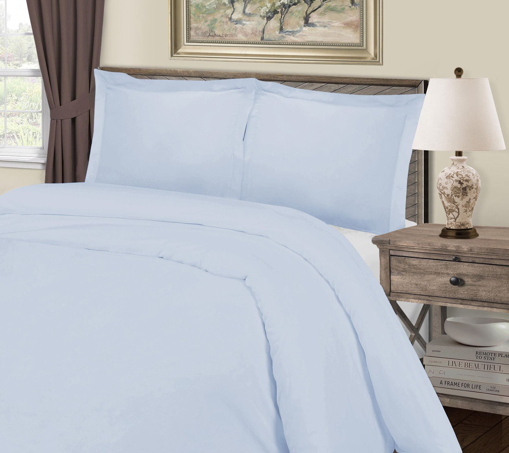 Superior 1000-Thread Count Duvet Cover Set, Full/Queen