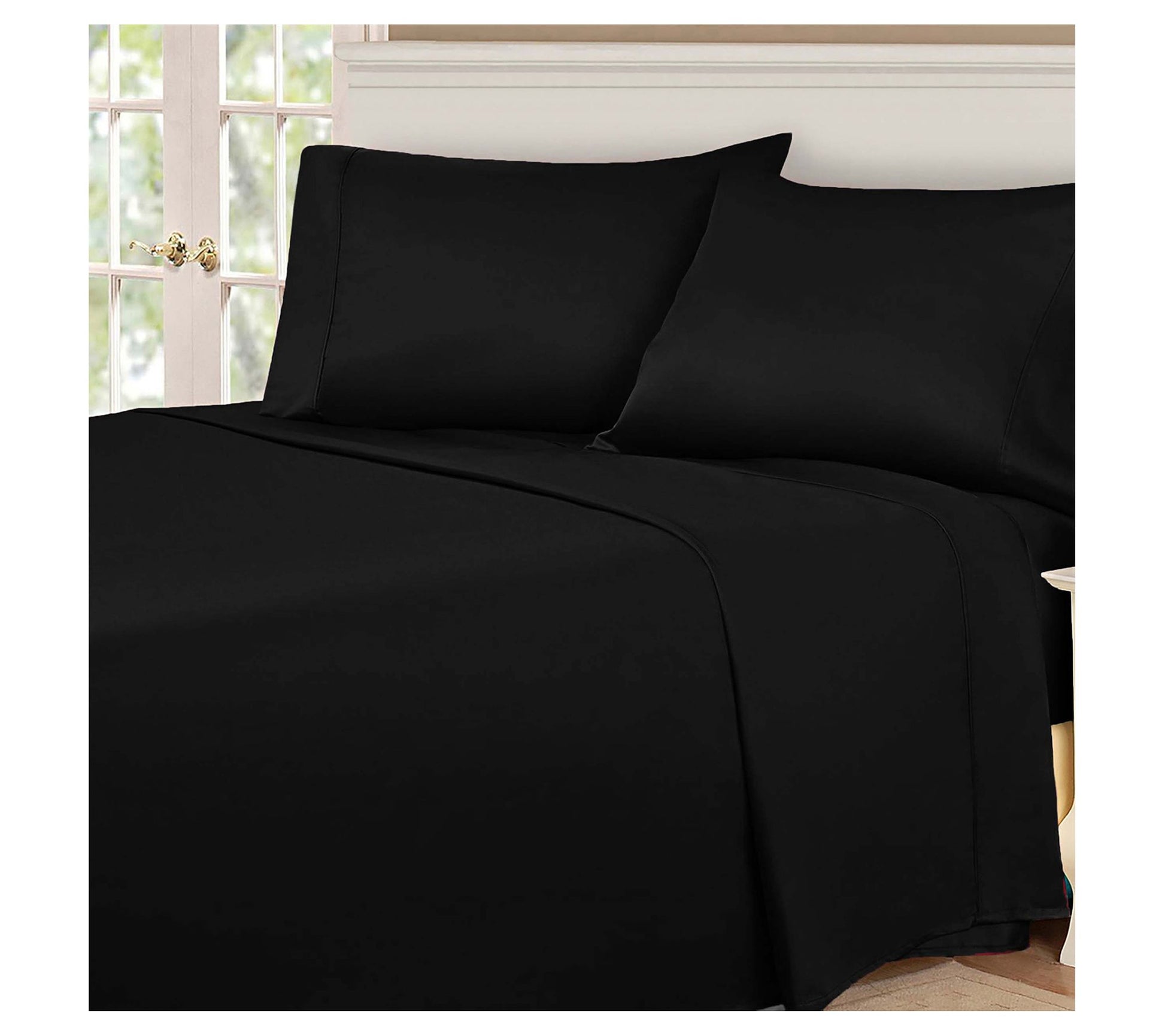 Superior 530-Thread Count Solid Egyptian CottonSheets, King
