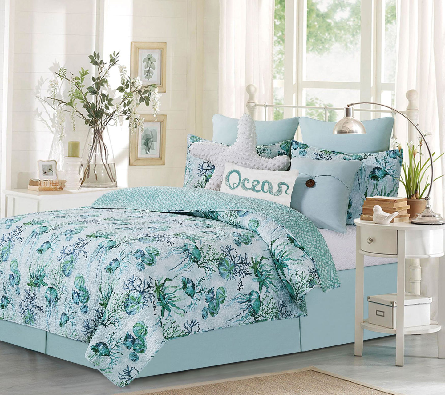 Shorecrest King Quilt Set by Valerie