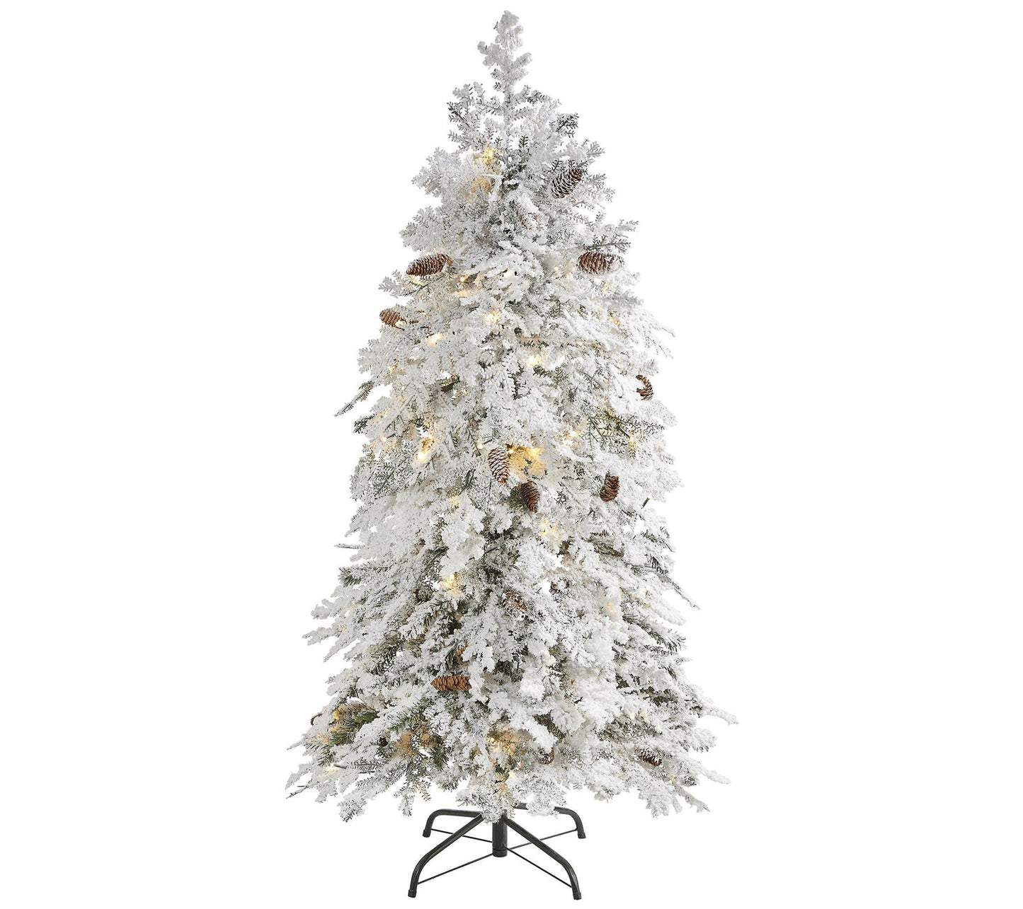 Nearly Natural 5-ft Montana Down Swept Spruce Christmas Tree