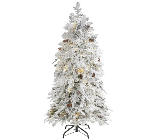 Nearly Natural 5-ft Montana Down Swept Spruce Christmas Tree