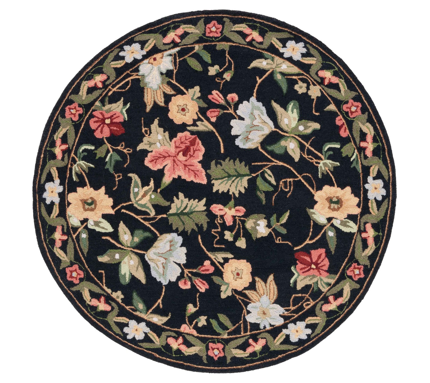 Chelsea Collection HK311 4' X 4' Round Rug by Valerie