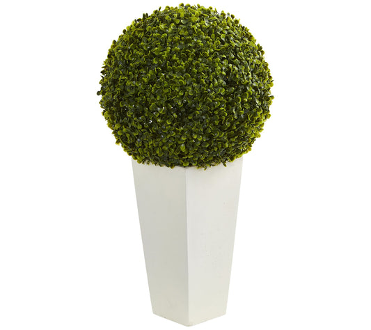 Nearly Natural 28" Boxwood Topiary Ball Artificial Plant