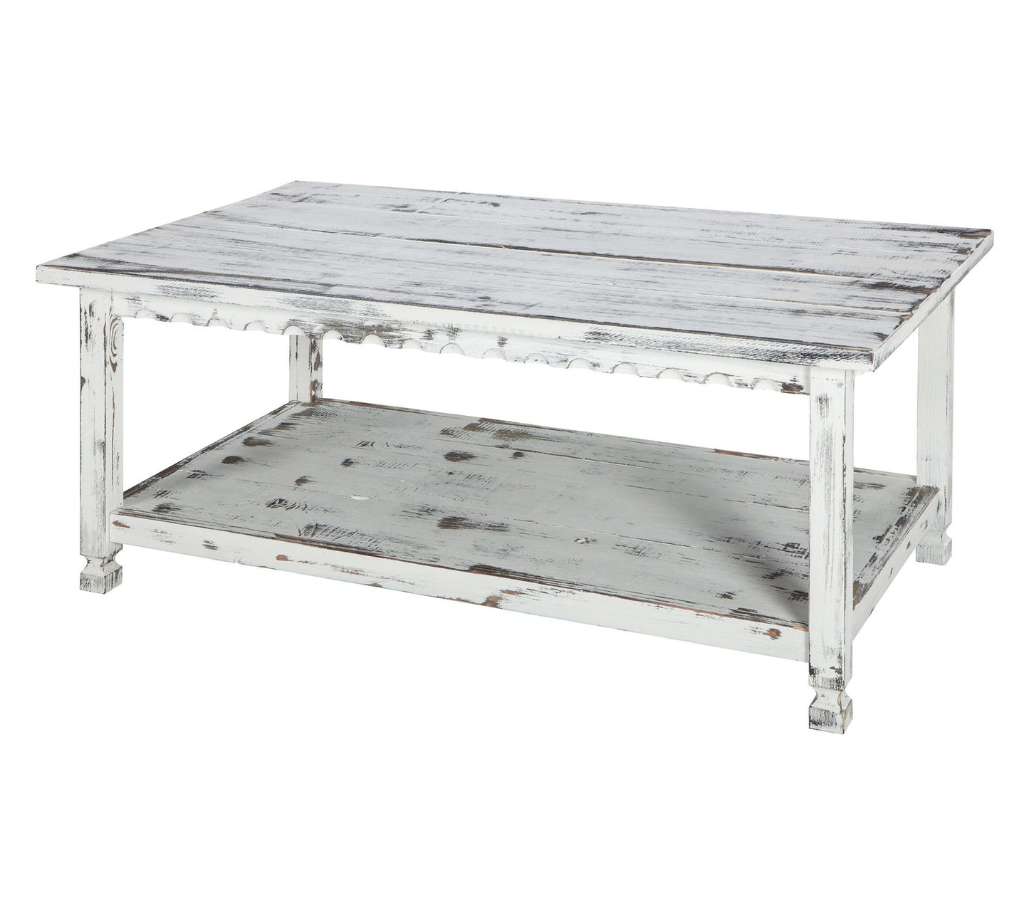 Alaterre Furniture Country Cottage Farmhouse Coffee Table