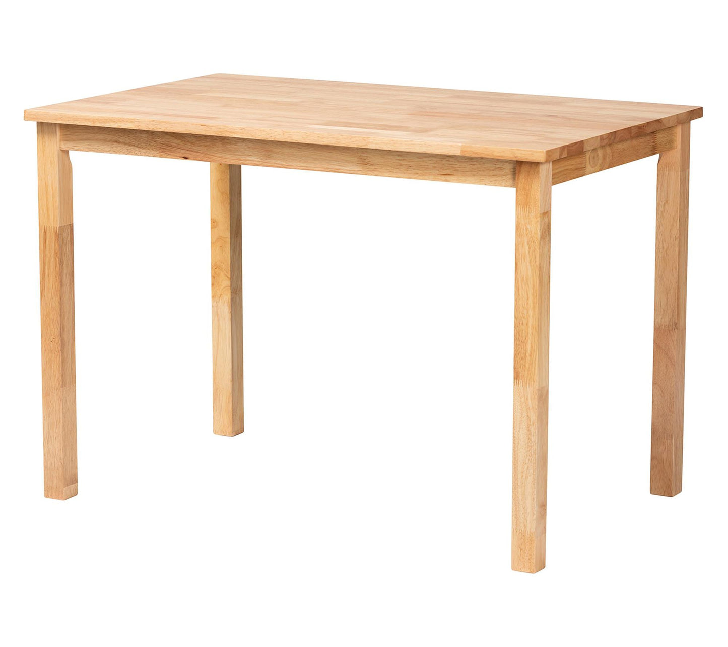 Baxton Studio Eveline Natural Brown Wood 43" Dining Table