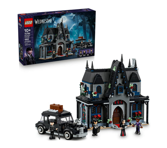 LEGO Wednesday Morticia's Cottage Halloween Gift, Model Buildi