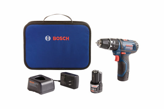 Bosch 3/8-in 12-volt Variable Speed Cordless Hammer Drill (2-Batteries Included) PS130-2A