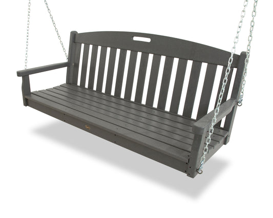 Trex Outdoor Furniture Yacht Club 2 -person Stepping Stone HDPE Outdoor Swing