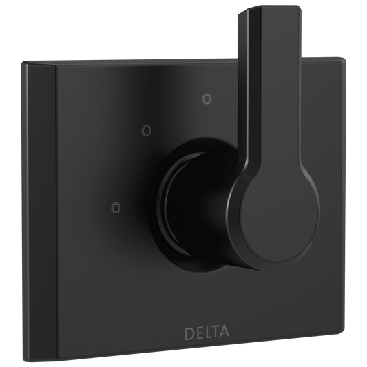 Delta Pivotal Matte Black 4.625-Inches Universal Bathtub/Shower Diverter 0.5-Inches -ID