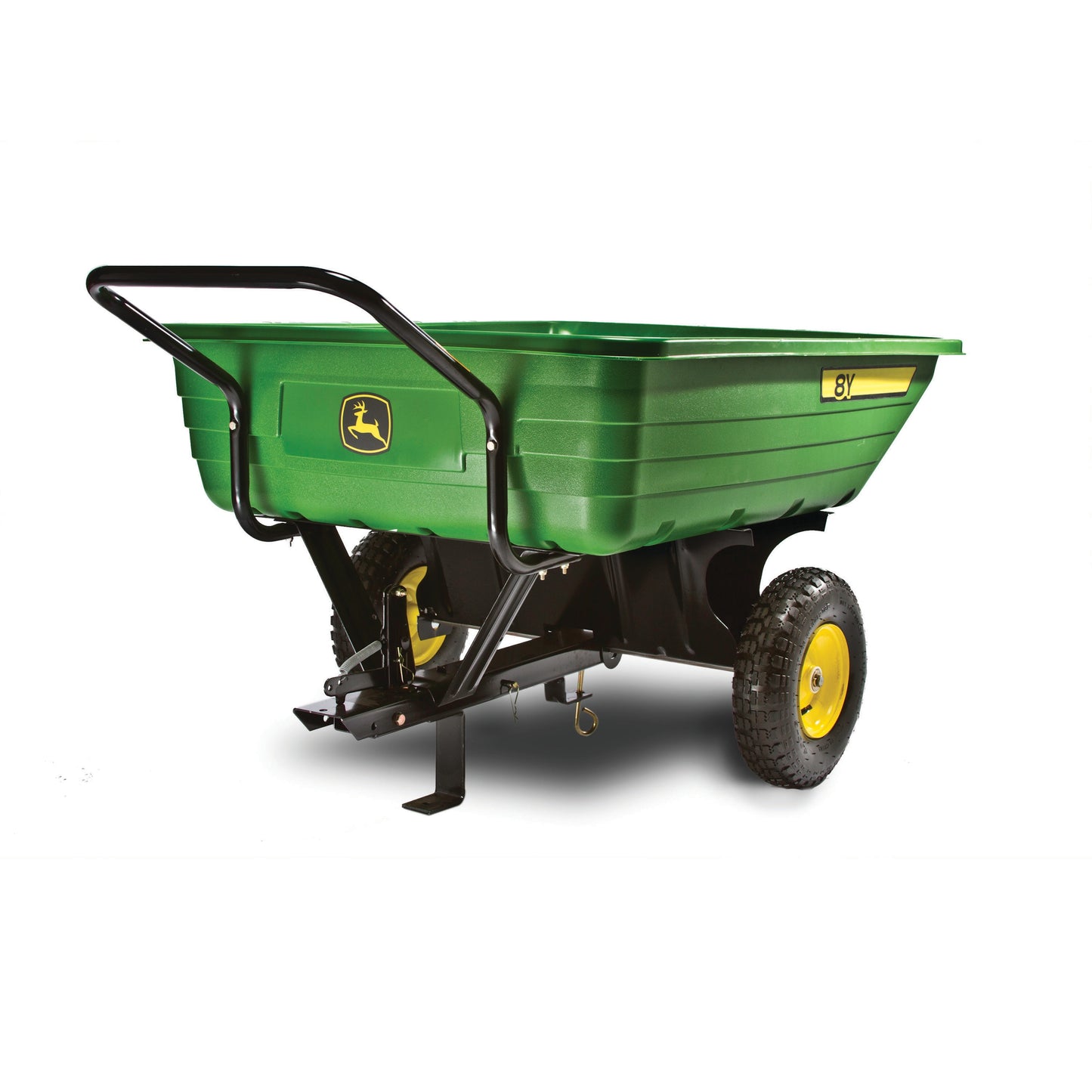 John Deere 8-cu ft Plastic Dump Cart 45-0345-JD