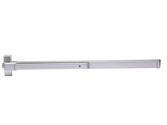 Global Door Controls EDTBAR Series 48-in Aluminum Universal Reversible Rim Exit Device TH1100EDTBARA48