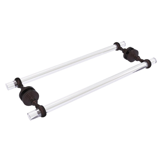 Allied Brass Pacific Grove 18-in double Antique Bronze Wall mount Double Towel Bar