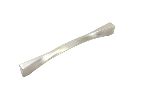 Kingsman Hardware Twist Series 7-1/2-in (192Mm) Center to Center Brushed Nickel Arch Bar Drawer Pulls (20-Pack) -386923