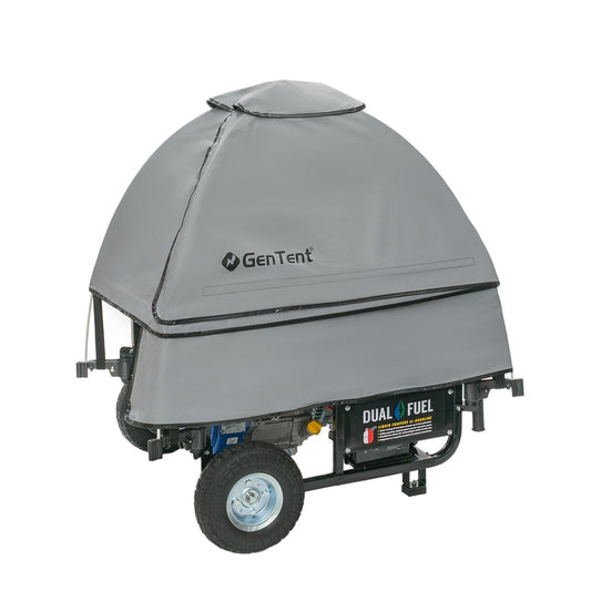 GenTent Universal Kit (Standard, Grey) For Open Frame Generators Generator Cover GTOPFUASGR