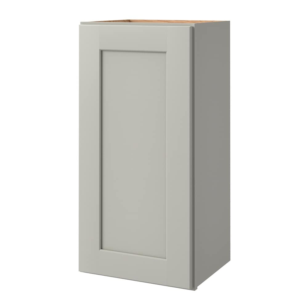 allen + roth Stonewall 15-in W x 36-in H x 12-in D Stone Wall Fully assembled Cabinet Flat Panel