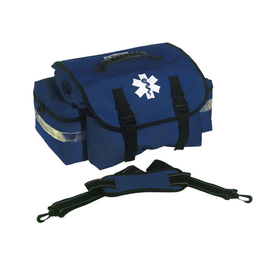 Arsenal Blue Polyester Tool Bag 16-in Buckle Closure Medium Size Reflective Stripe 13417