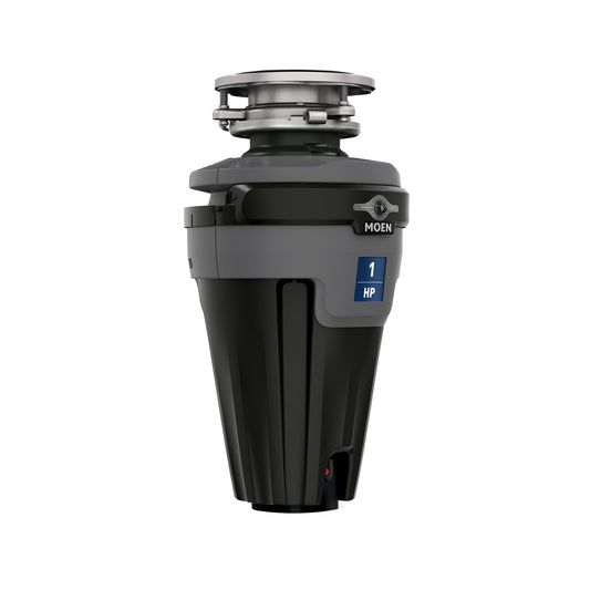 Moen Luxe Chef Continuous Feed 1-HP Septic Safe Corded Garbage Disposal with Noise Insulation EXL100C
